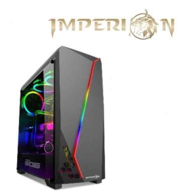 Casing Komputer Imperion NEO 506 RGB Include 1Fan RGB - PC Gaming