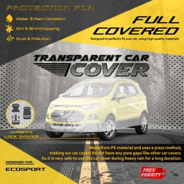 Body Cover Sarung Mobil Plastik FORD ECOSPORT Tebal Anti Air WATERPROOF
