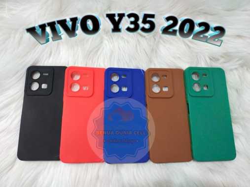 VIVO Y35 VIVO V25 5G SOFTCASE PRO KAMERA PC VIVO V25 5G // Y35 2022 - BDC V25 5G BIRU-RANDOM