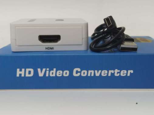 CONVERTER CONVERTER VGA TO HDMI + Audio . VGA FEMALE TO HDMI FEMALE