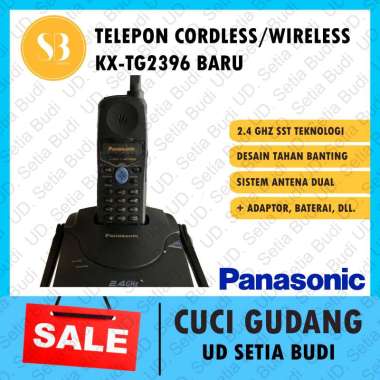 Telepon Cordless / Wireless Panasonic KX-TG2396 Baru dan Murah