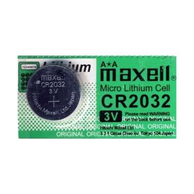 Maxell CMOS Maxell CR 2032 Baterai silver