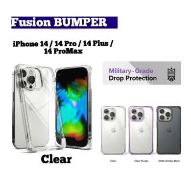 Case iPhone 14 Pro Max 14 Pro 14 Plus Ringke Fusion Bumper Case iPhone 14 Clear