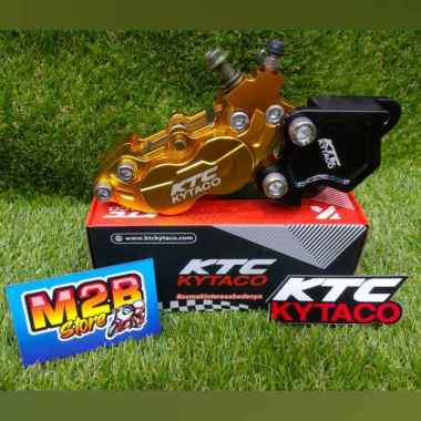 Kaliper Depan Ktc Kytaco 4 Piston Nmax Ori Gold