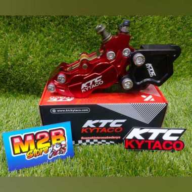 Kaliper Depan Ktc Kytaco 4 Piston Nmax Ori Merah