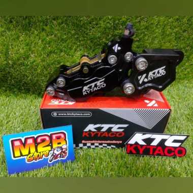 Kaliper Depan Ktc Kytaco 4 Piston Nmax Ori Hitam