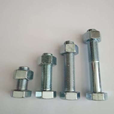 Baut Mur B/M 14 X 70 Putih Kunci 22