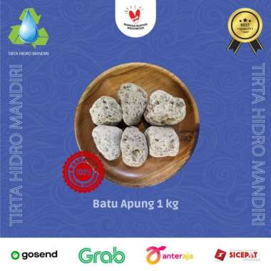 BATU APUNG PUMICE STONE MEDIA FILTER MEDIA TANAM 1KG