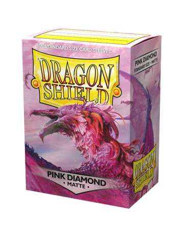 Dragon Shield Matte 100 Card Sleeves Pink Diamond