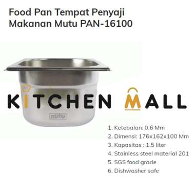 PAN-16100 Stainless Steel Gastronom Pan / Food Pan And Food Pan Cover