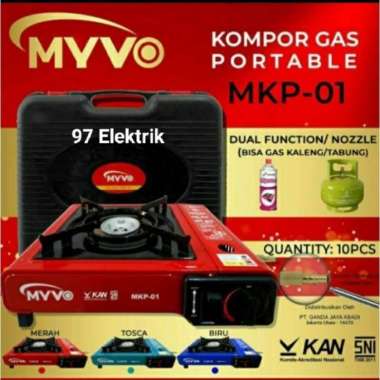 KOMPOR Portable Kompor Piknik Kemping Gas Kaleng LPG Tekanan Rendah