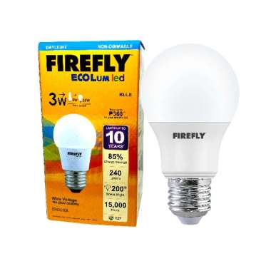 LAMPU LED BULB 3W FIREFLY - PUTIH