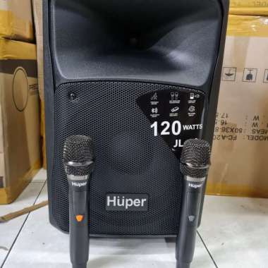 Speaker portable huper jl10 jl 10 10inch bluetooth wireless original
