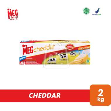 Promo Harga MEG Cheddar Cheese 2000 gr - Blibli