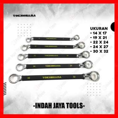 YOKOHAMA Kunci Ring x Ring 14 17 21 22 24 27 30 32 Satuan Wrench 30 X 32 MM