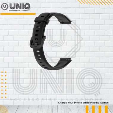 Strap Huawei Band 7 High Quality Tali Jam Tangan Smartwatch Huawei Band 7 Black