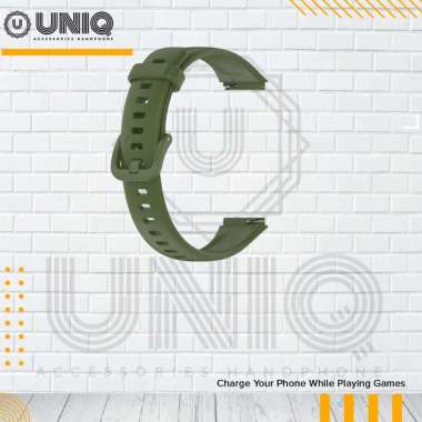 Strap Huawei Band 7 High Quality Tali Jam Tangan Smartwatch Huawei Band 7 Dark green