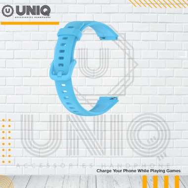 Strap Huawei Band 7 High Quality Tali Jam Tangan Smartwatch Huawei Band 7 Skyblue