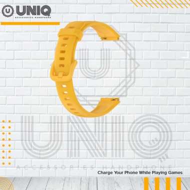 Strap Huawei Band 7 High Quality Tali Jam Tangan Smartwatch Huawei Band 7 Yellow