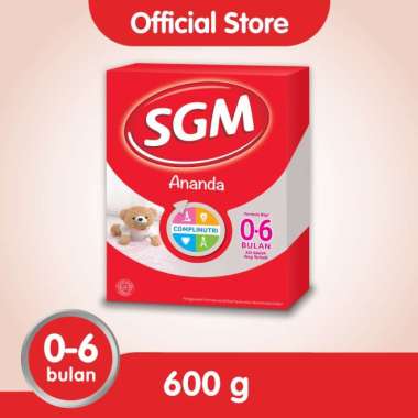 Promo Harga SGM Ananda 1 Formula Bayi 0-6 Bulan 600 gr - Blibli