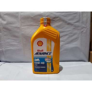 Oli Shell Advance 4T AX5 15W-40 Asli Original Shell 1Liter