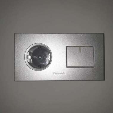 Saklar Engkel Stopkontak Panasonic Silver