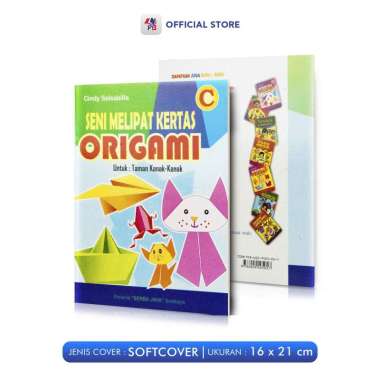 Buku Origami Koleksi Kreasi Bentuk Cara Seni Melipat Kertas Lipat Origami ORIGAMI C