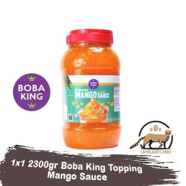 Boba King selai Mango 2,3 kg Mangga Jam / Mango Sauce / Selai mangga Boba King