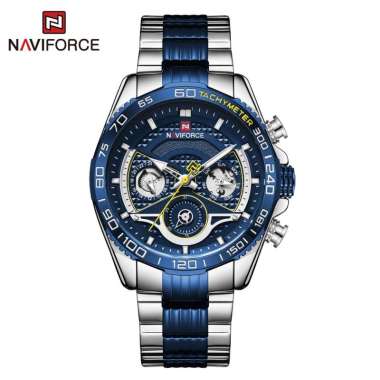 NAVIFORCE Jam Tangan Pria Analog NF-9185M - STAINLESS STEEL BLTT-5