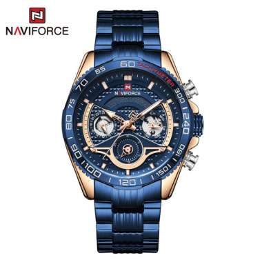 NAVIFORCE Jam Tangan Pria Analog NF-9185M - STAINLESS STEEL BRG-5
