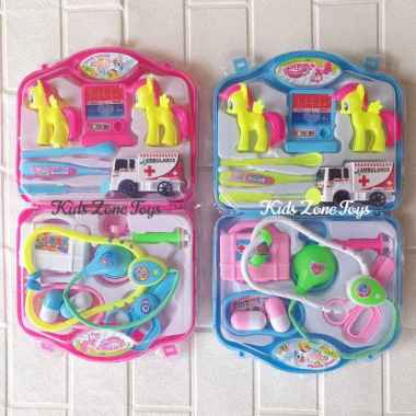 Mainan Anak Dokter Set Koper / Kuda Pony & Barbie Murah Meriah FH 218