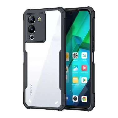 Promo Case Transparan Infinix Note 12 G96 2022 Softcase Clear Back Cover Infinix Note 12 G96 Hitam