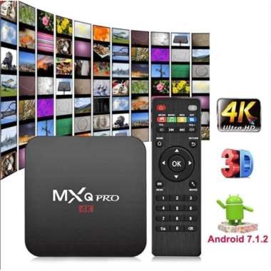 Smart TV BOX MXQ Pro 4K Android 9.0 Ram 2GB Rom 16GB Original TERMURAH warna MXQ 4/64GB