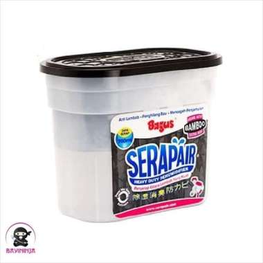 Bagus Serap Air Arang Aktif Bamboo Daya Serap [700ml] Hitam