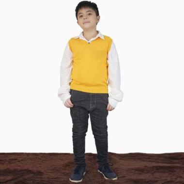 Jfashion Rompi Vest Rajut Anak 4 Kuning