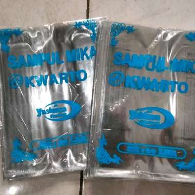 sampul buku mika plastik kwarto isi 5 lsn