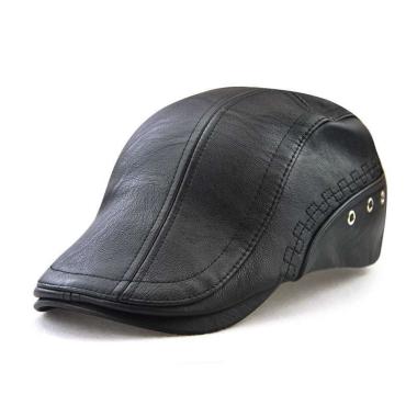 Baseball cap leather : SMIRNOFF - Topi baseball Topi kulit Topi winter Topi pet Topi pria One Size B