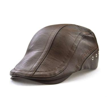 Baseball cap leather : SMIRNOFF - Topi baseball Topi kulit Topi winter Topi pet Topi pria One Size L