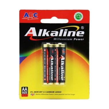 ABC Alkaline AA Baterai - Black BLACK