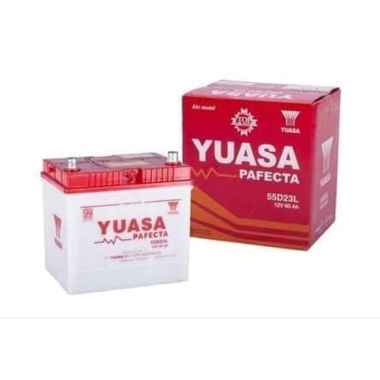 Aki Basah Yuasa Pafecta 55D23L 12V 60 A - Accu Mobil Toyota Innova & Toyota Fortuner