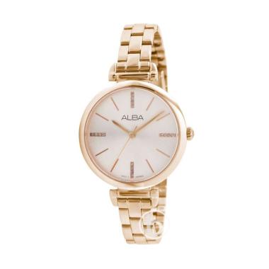 Alba AG-X1/2012 Analog Quartz Jam Tangan Wanita Rose Gold