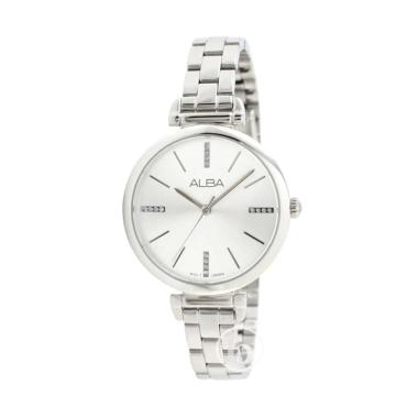 Alba AG-X1/2012 Analog Quartz Jam Tangan Wanita SILVER