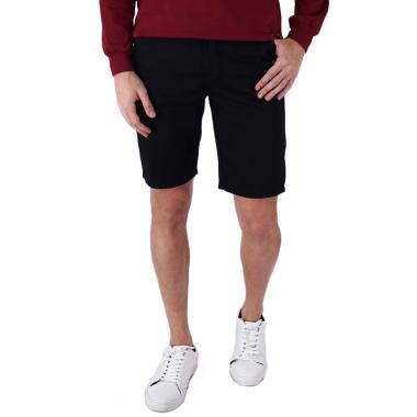 Houseofcuff Chino Slim Fit Celana Pendek Pria - Hitam 33 Hitam