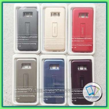 Hard Case Samsung S8 Vertical Standing Cover Case Casing Hp Murah Biru