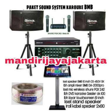 PAKET SOUND BMB 10 INCH ORIGINAL SUPER KARAOKE GEISLER SIAP NYANYI