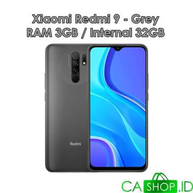 Xiaomi Redmi 9 Smartphone [Original/ 32GB/ 3GB] GREY