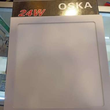 Lampu LED Panel OSKA 24w Lampu Plafon Kotak inbow Tempel 24 watt Putih