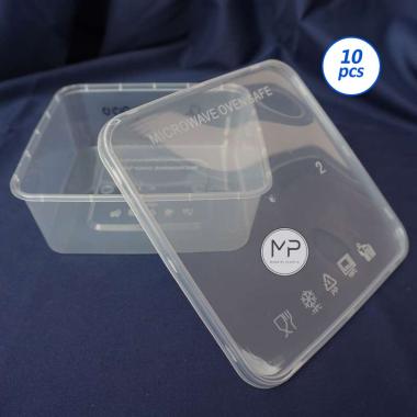 THINWALL 1000ml Square / Kotak Makanan 1000ml / Food Container 1000ml Square / Mika thinwall 1000ml 