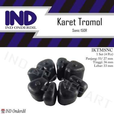 IND Onderdil Karet Tromol Motor for Sonic 150R HItam