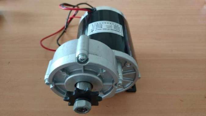 Dinamo Motor For Electric MY1020Z DC 24V 450W Brushed (7081) gear hitam